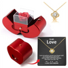 Love Necklace - With Real Rose - To My Love