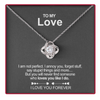 Love Necklace - With Real Rose - To My Love