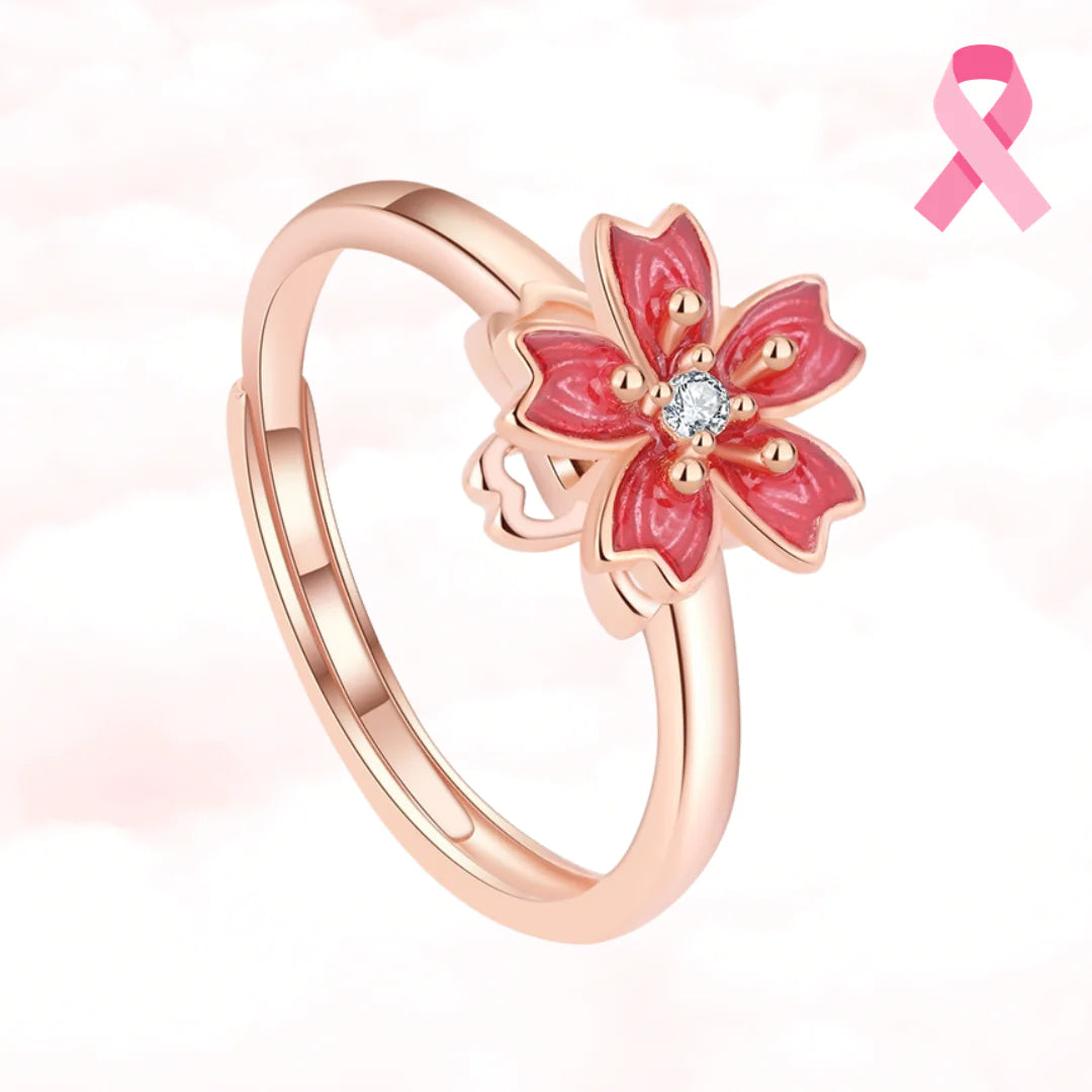 Adjustable Anxiety Ring - Camelia